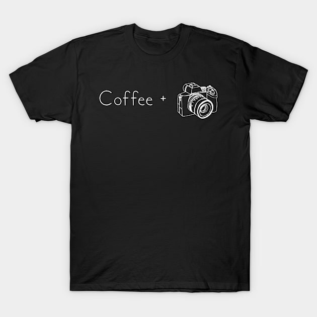 coffee + camera T-Shirt by Sloop